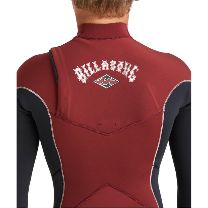 2024 Billabong Junior Absolute Natural 4/3mm Chest Zip Neopreno ABBW100151 - Burnt Henna